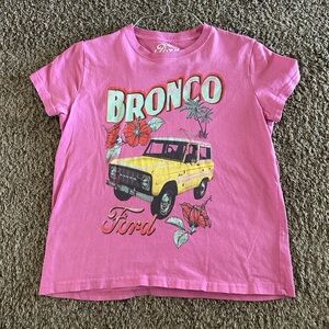 Pink Ford Bronco Graphic T-Shirt
